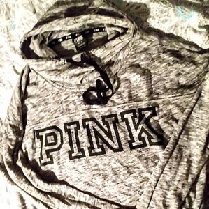 VS Pink Coul Neck Hoodie